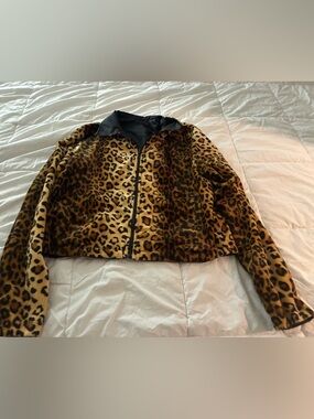 Leopard Print Jacket - Women